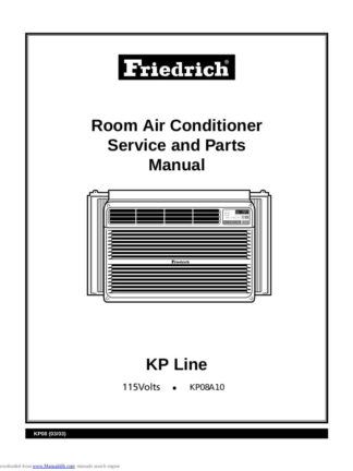 Friedrich Air Conditioner Service Manual 69