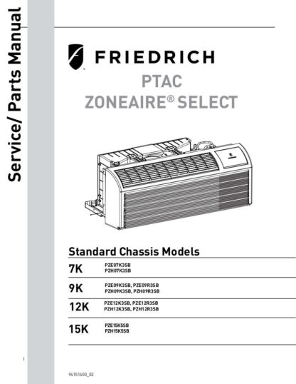 Friedrich Air Conditioner Service Manual 79