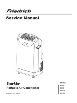 Friedrich Air Conditioner Service Manual 85