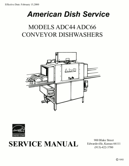 ADS Dishwasher Service Manual 05