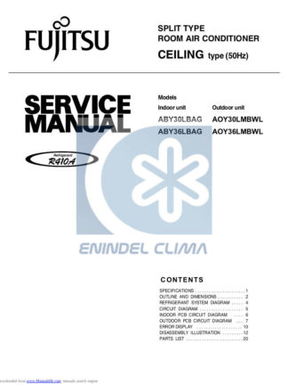 Fujitsu Air Conditioner Service Manual 26