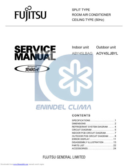 Fujitsu Air Conditioner Service Manual 30