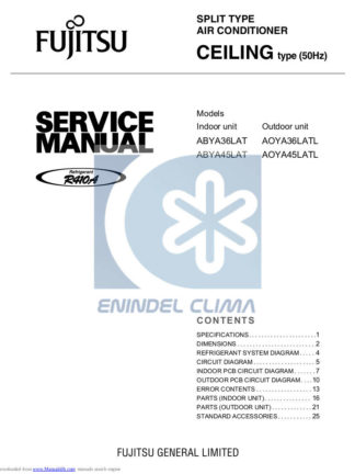 Fujitsu Air Conditioner Service Manual 33