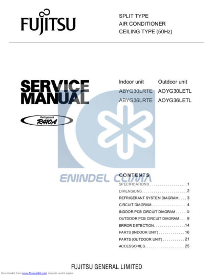 Fujitsu Air Conditioner Service Manual 42