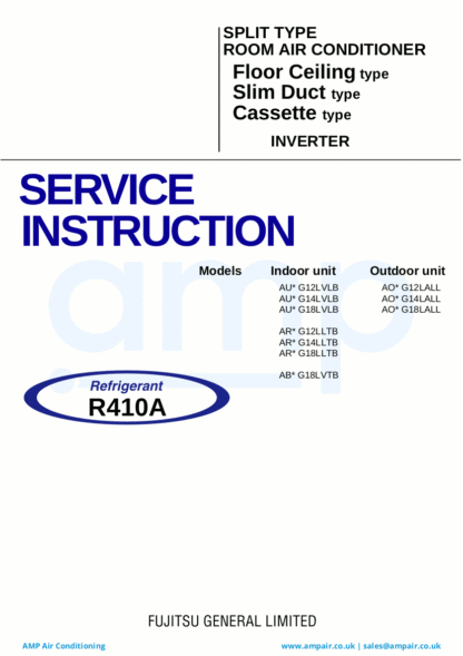 Fujitsu Air Conditioner Service Manual 61