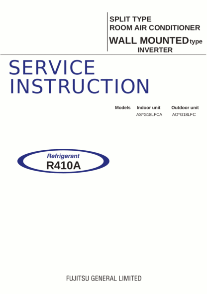 Fujitsu Air Conditioner Service Manual 63