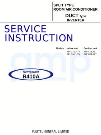 Fujitsu Air Conditioner Service Manual 71
