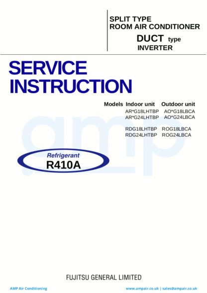 Fujitsu Air Conditioner Service Manual 73