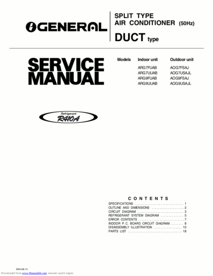Fujitsu Air Conditioner Service Manual 83