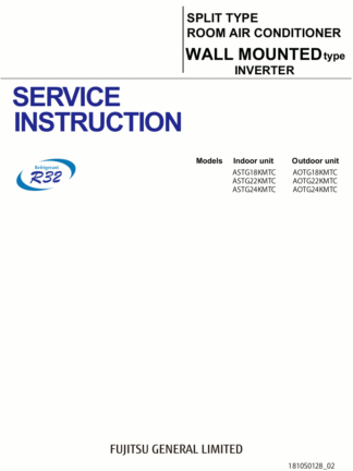 Fujitsu Air Conditioner Service Manual 94