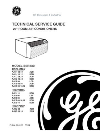 GE Air Conditioner Service Manual 03