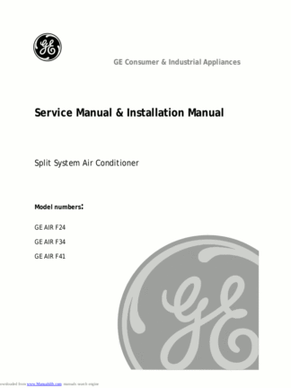 GE Air Conditioner Service Manual 06