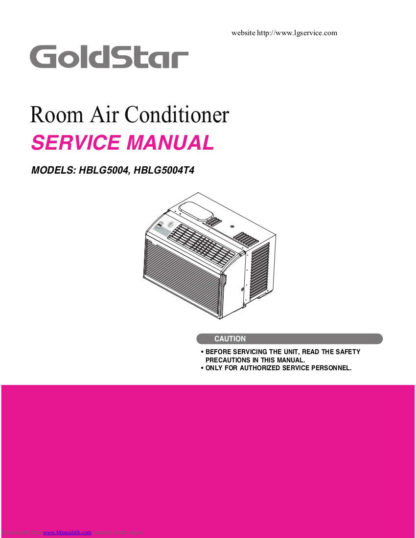 Goldstar Air Conditioner Service Manual 08