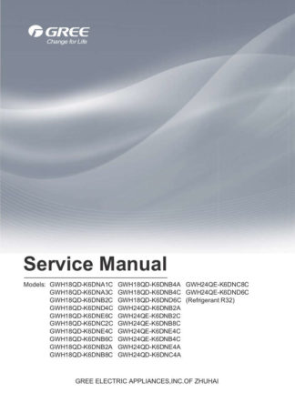 Gree Air Conditioner Service Manual 11