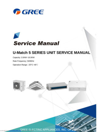 Gree Air Conditioner Service Manual 12