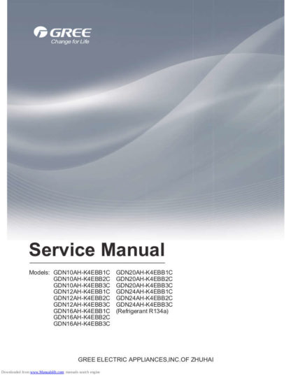 Gree Air Conditioner Service Manual 28