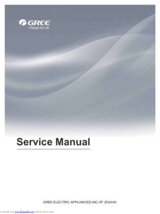 Gree Air Conditioner Service Manual 33