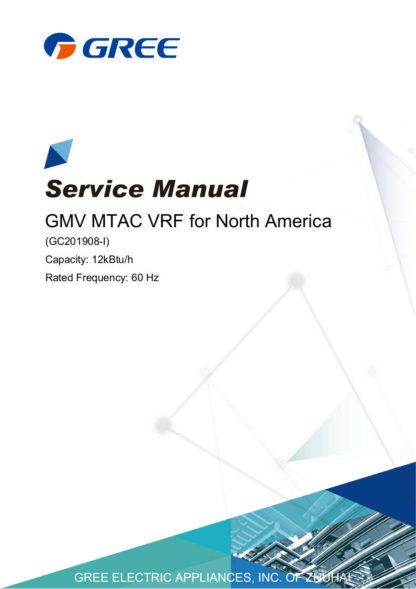Gree Air Conditioner Service Manual 38