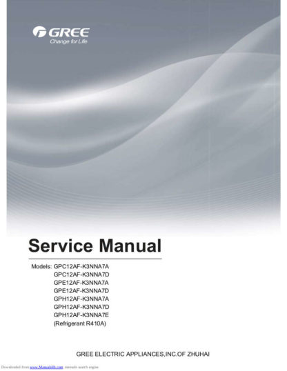 Gree Air Conditioner Service Manual 49