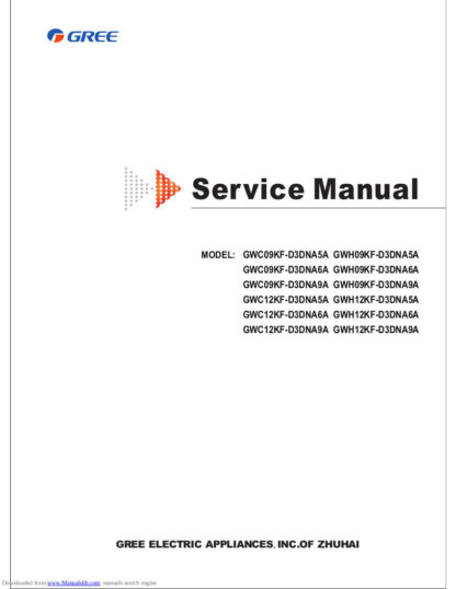 Gree Air Conditioner Service Manual 53