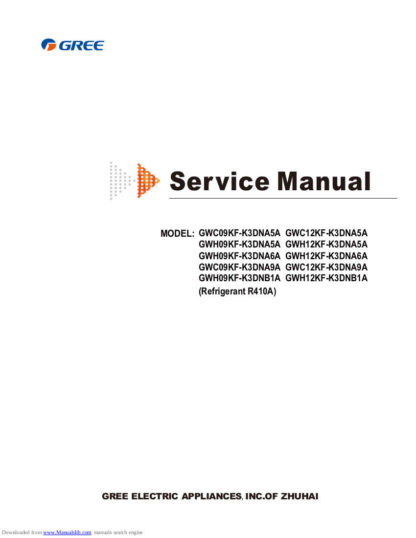 Gree Air Conditioner Service Manual 55