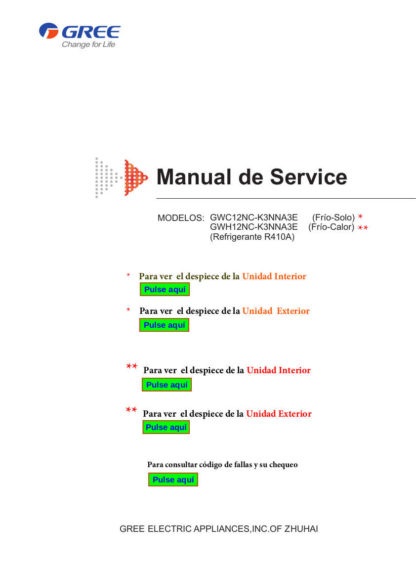 Gree Air Conditioner Service Manual 56