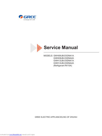 Gree Air Conditioner Service Manual 59