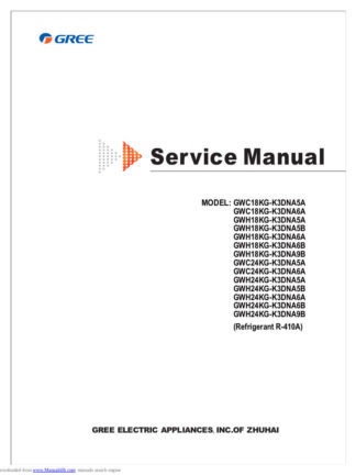 Gree Air Conditioner Service Manual 60