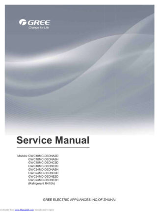 Gree Air Conditioner Service Manual 61