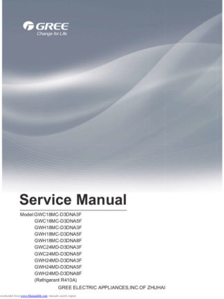 Gree Air Conditioner Service Manual 62