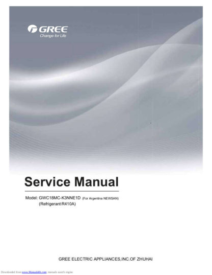 Gree Air Conditioner Service Manual 63