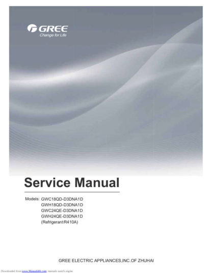Gree Air Conditioner Service Manual 64
