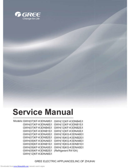 Gree Air Conditioner Service Manual 69