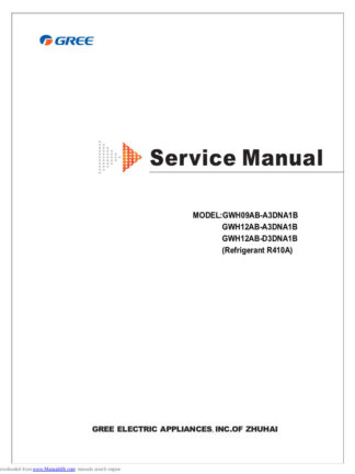Gree Air Conditioner Service Manual 73