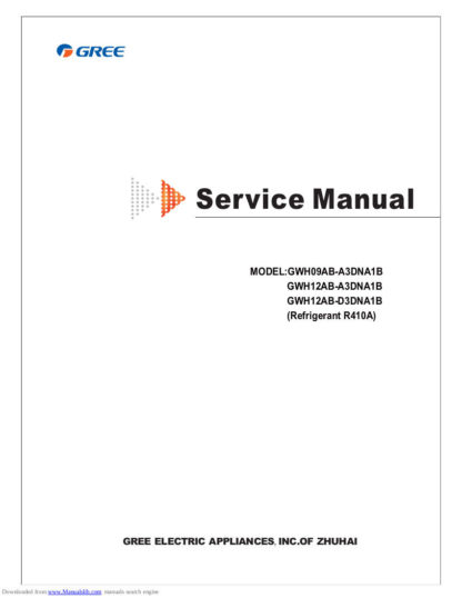 Gree Air Conditioner Service Manual 73