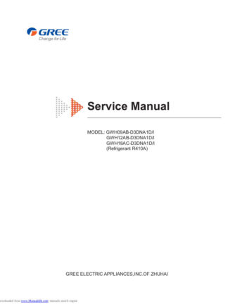 Gree Air Conditioner Service Manual 74