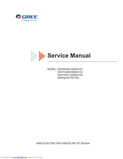 Gree Air Conditioner Service Manual 74