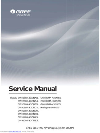 Gree Air Conditioner Service Manual 76