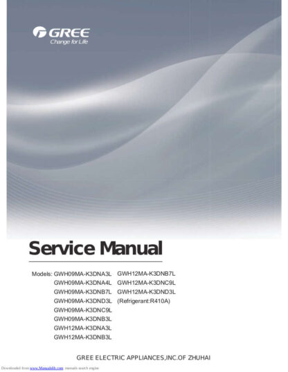 Gree Air Conditioner Service Manual 76