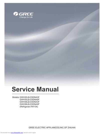 Gree Air Conditioner Service Manual 77