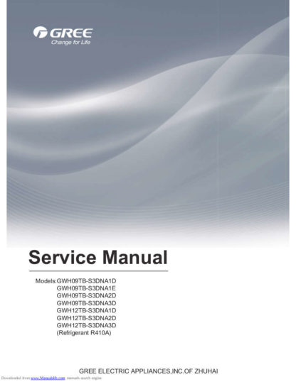 Gree Air Conditioner Service Manual 85