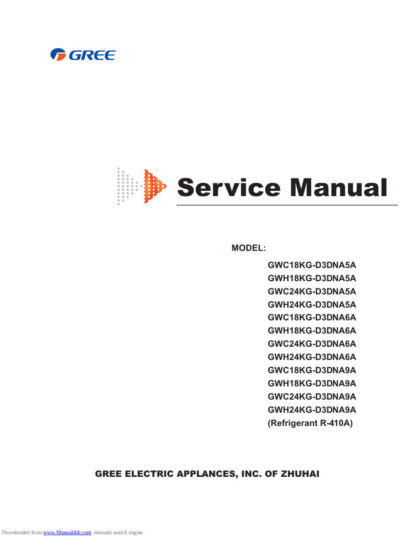 Gree Air Conditioner Service Manual 92