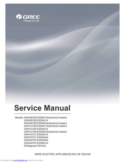 Gree Air Conditioner Service Manual 95