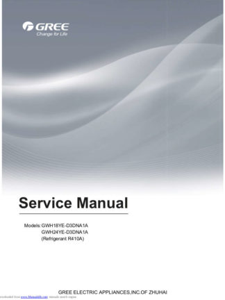 Gree Air Conditioner Service Manual 96