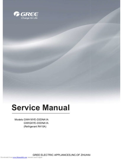 Gree Air Conditioner Service Manual 96