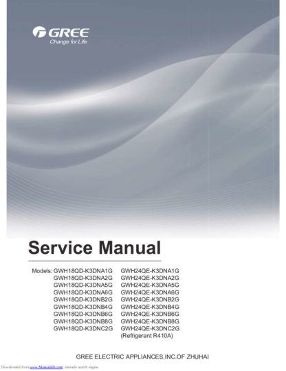Gree Air Conditioner Service Manual 99