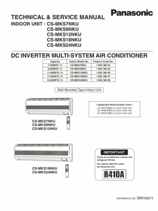 Panasonic Air Conditioner Service Manual 42
