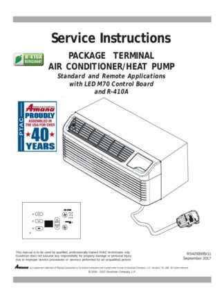 Amana Furnace Service Manual 09