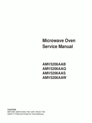 Amana Microwave Oven Service Manual 02