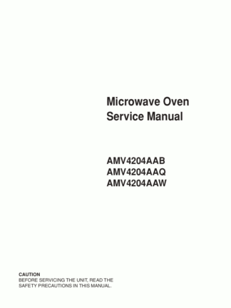 Amana Microwave Oven Service Manual 08